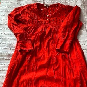 Gorgeous red dress from Madewell 🌹